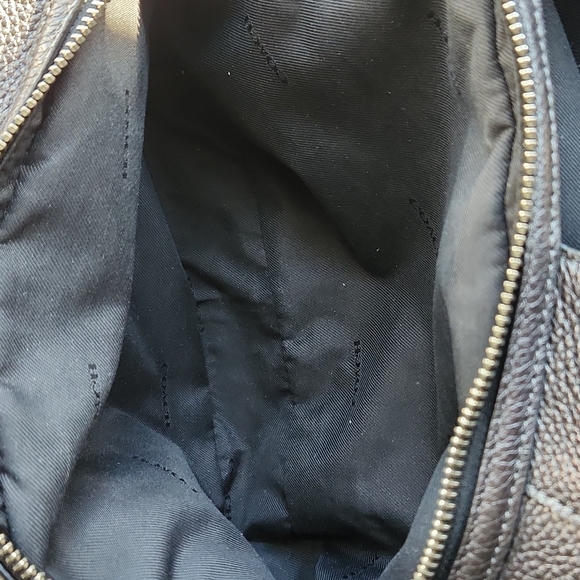 BONUS OFFERWITH PURCHASE  Metallic gray Coach shoulder bag - Picture 9 of 15